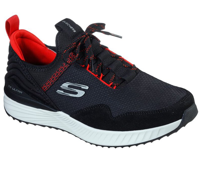 Skechers Tr Ultra - Terranean - Mens Sneakers Black/Red [AU-AV2220]